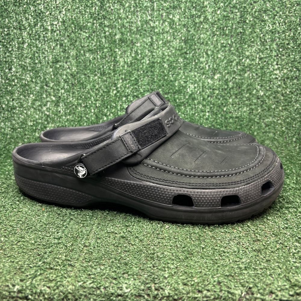 Crocs Yukon Vista II Clog Adjustable Strap Comfort Outdoor Mule Black Mens 12